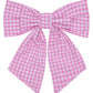 BUNNY BOW ✧ in Luxe Pink Picnic Gingham