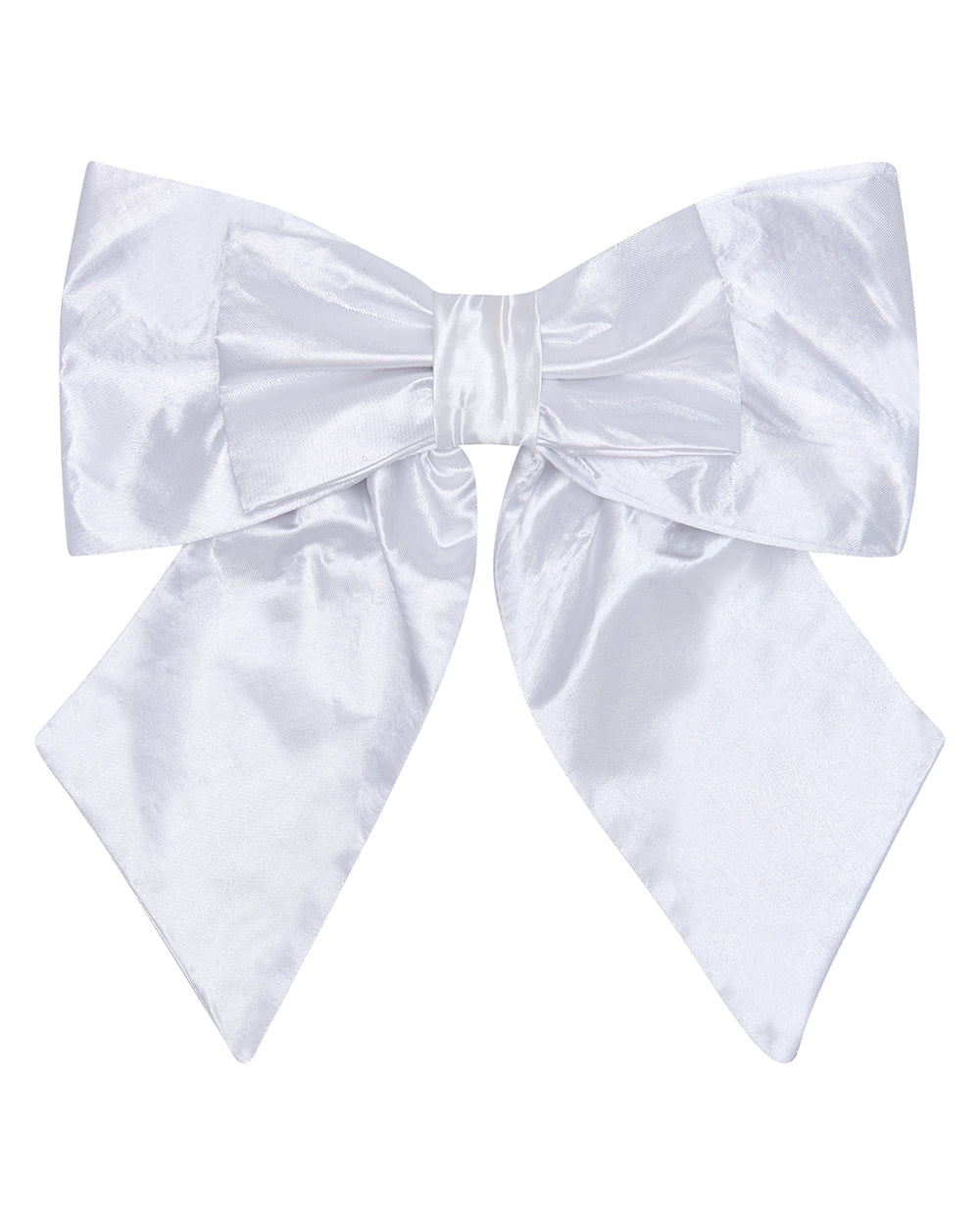 XL OVERSIZED BOW ✿ in White Silk