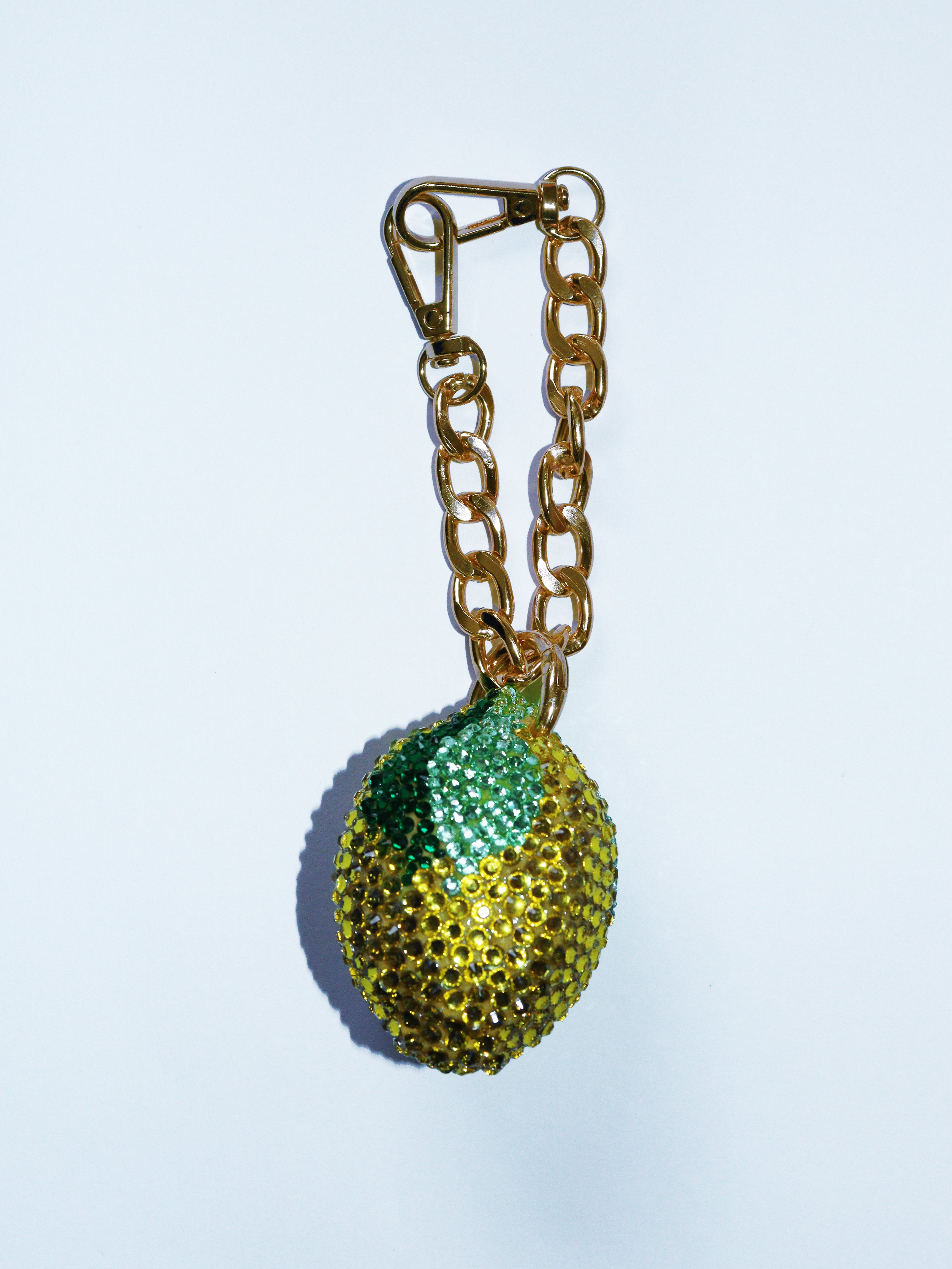 LEMON CHARM - RHINESTONE - GOLD CHAIN - DELTA OF PHOENIX