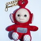 TELETUBBIES TOY RED BAG CHARM - RHINESTONE - GOLD CHAIN - DELTA OF PHOENIX